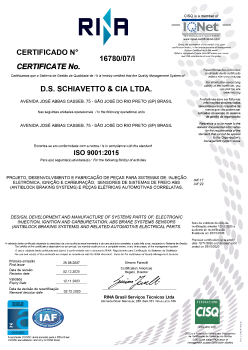 Quality certificate PDF.