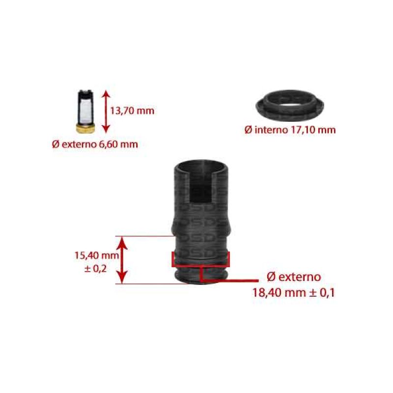 Kit de Filtros para Bico Injetor 