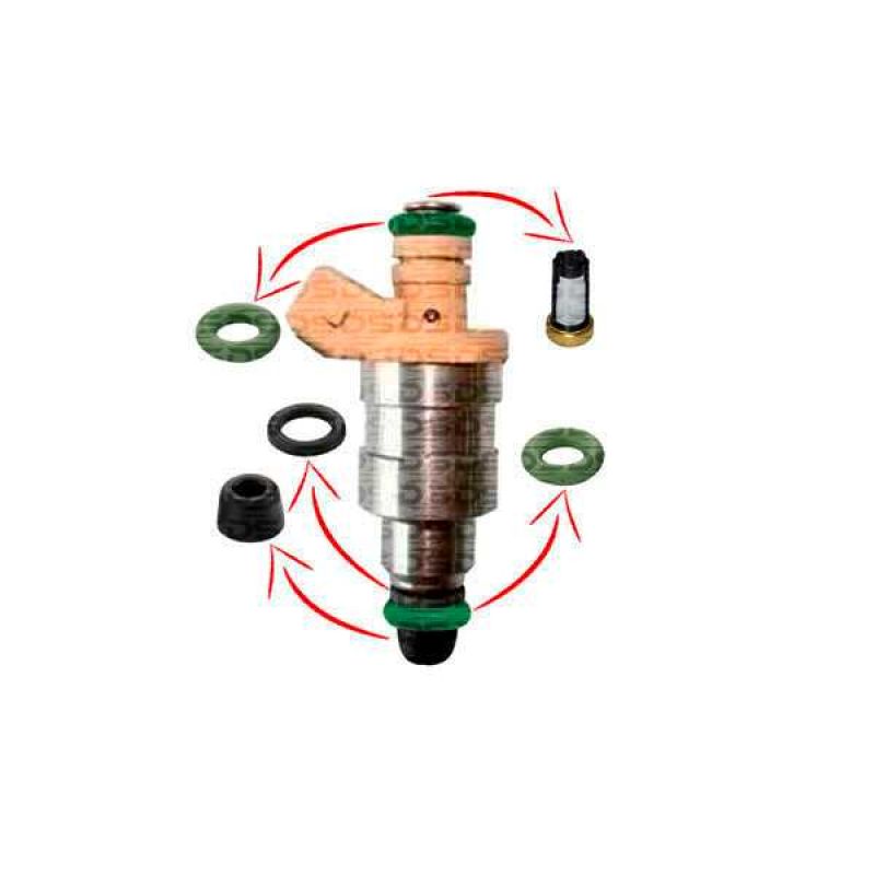 Kit de Filtros para Bico Injetor 