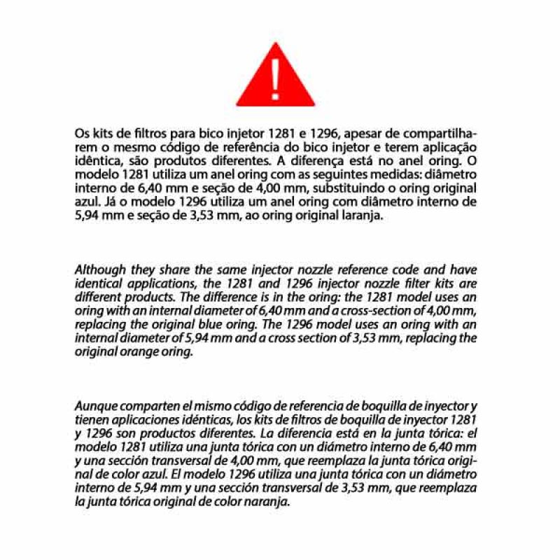 Conjunto para Inyección Electrónica