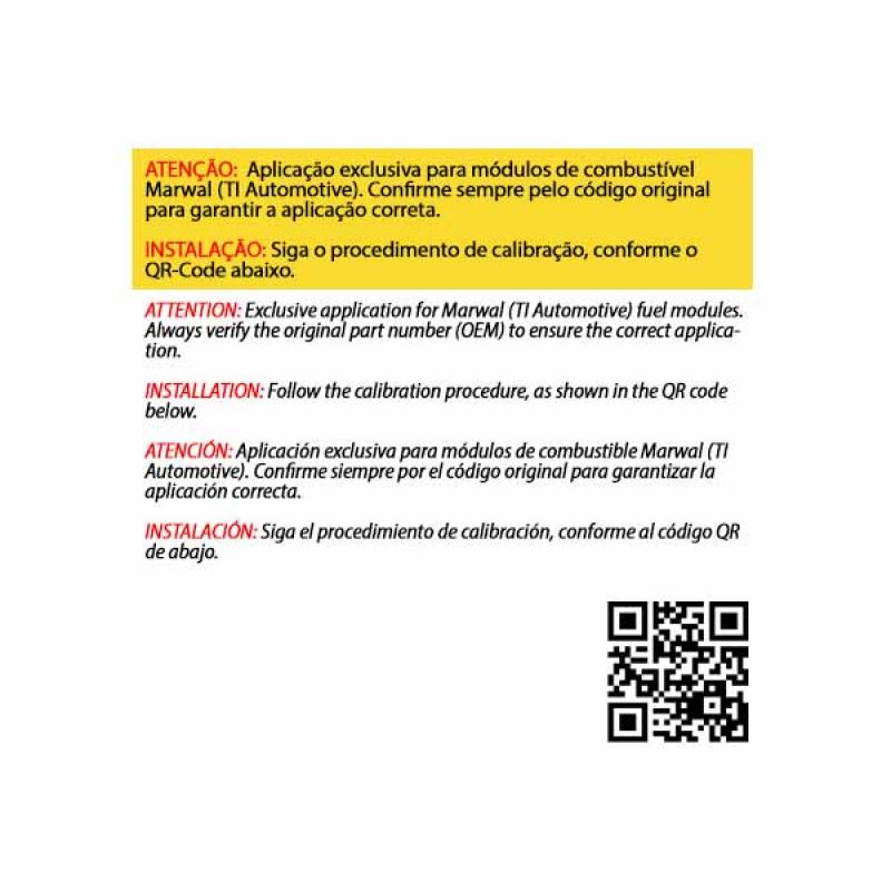 Sensor de Nível de Combustível