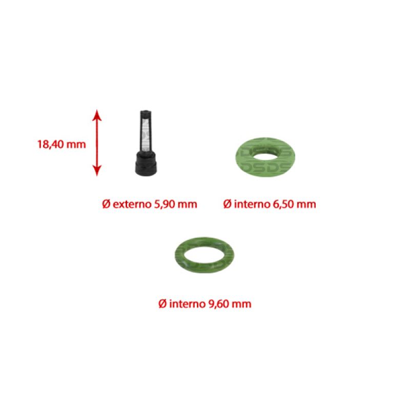 Kit de Filtros para Bico Injetor 