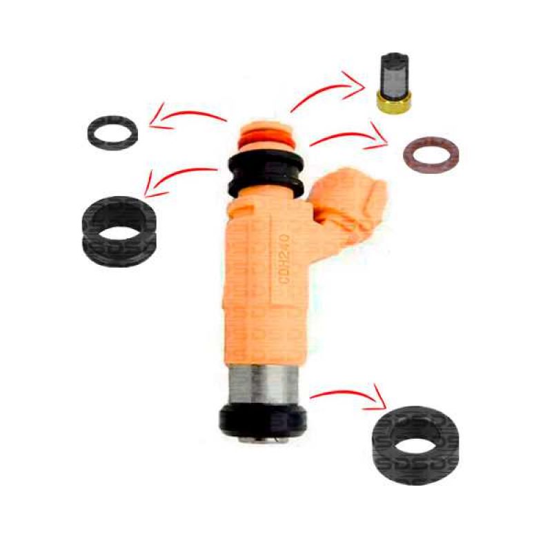 Kit de Filtros para Bico Injetor 