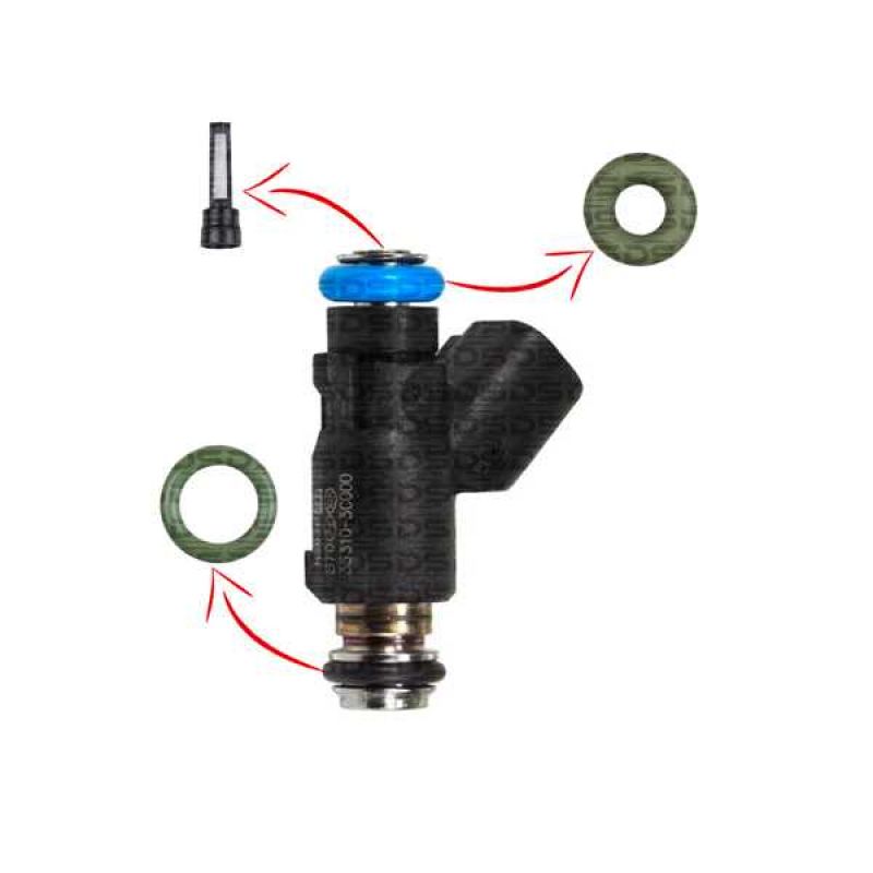 Kit de Filtros para Bico Injetor 