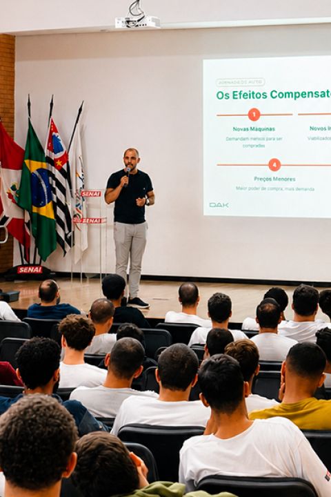 Conectando o Futuro: DS é convidada especial na Semana Acadêmica do SENAI